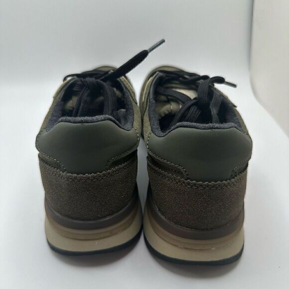 CUSHIONAIRE Women's lace up Nylon Sneaker +Comfort Foam 7 WIDE GREEN - Picture 4 of 7